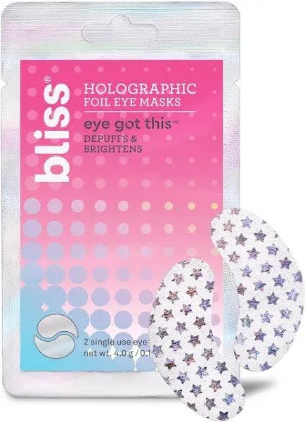 Bliss Eye Got This Holographic Foil Eye Masks