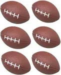 Giftexpress 1 Dozen Foam Mini Football Stress Balls, Mini Sport Balls, Superbowl Decoration Party Favor, Football Themed Party Supplies and Giveaways