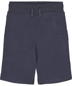 M (10/12) Nautica Boys Navy School Uniform Fleece Shorts