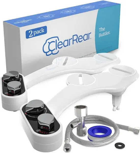 Clear Rear Bidet Attachment