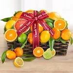 A Gift Inside Thank You Sweet Sunshine Citrus Fruit Gift Basket