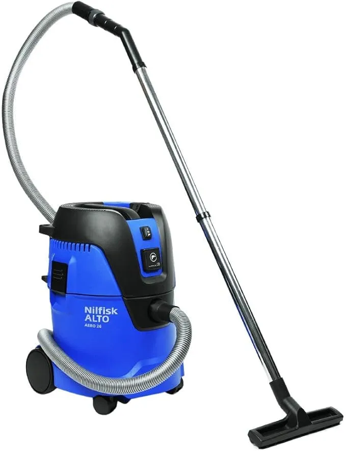 Nilfisk ALTO Aero 26 HEPA - Contractor-Grade Wet/Dry HEPA Vacuum w/Tool Start