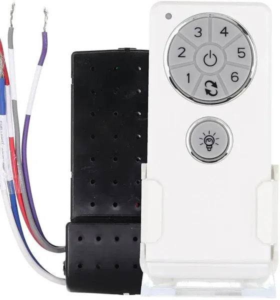 Anderic Replacement Kit DC8-96SG8 Ceiling Fan Reciever and DC1 Ceiling Fan Remote Control - KIT - Replaces ONLY DC8-96SG8 Receiver for Multiple Fans - Compatible for Monte Carlo and Others