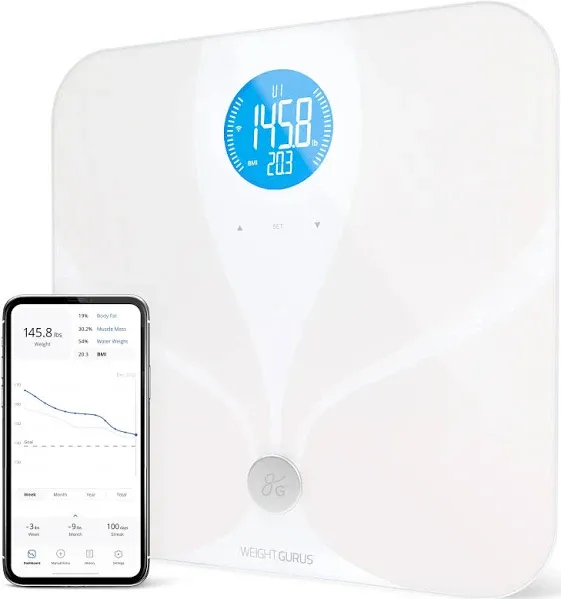 Greater Goods WiFi Premium Smart Scale Measures & Tracks Weight, BMI, Muscle