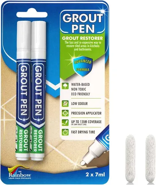 Grout Pen Beige Tile Paint Marker: Waterproof Grout Paint, Tile Grout Coloran...