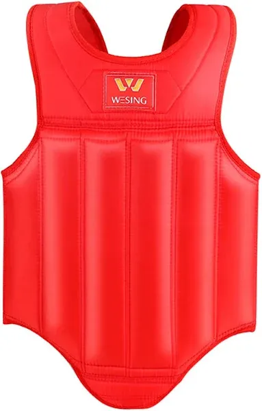 Wesing Martial Arts Muay Thai Boxing Chest Protector MMA Sanda Chest Guard