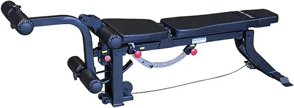 Body Solid Adjustable Bench with Cabled Leg Developer