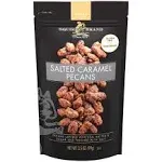 Salted Caramel Pecans. 3.5 oz Resealable Bag, Gluten Free, Vegetarian