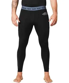 Men's Plain Black Compression Training Spat Pants