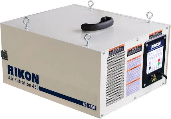 RIKON 62-450 3-Speed Remote-Controlled Air Filtration System (250/350/