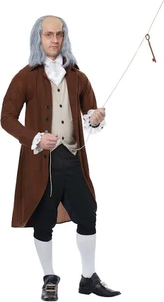 California Costume BENJAMIN FRANKLIN/COLON<wbr/>IAL MAN Adult Men halloween01544