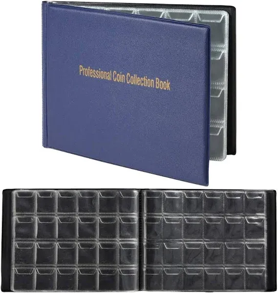 240 Pockets Coin Collection Album, Coin Holder for Collectors