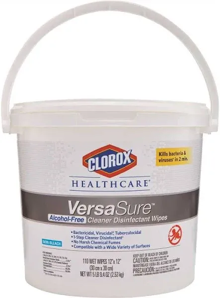 Clorox Healthcare VersaSure Cleaner Disinfectant Wipes