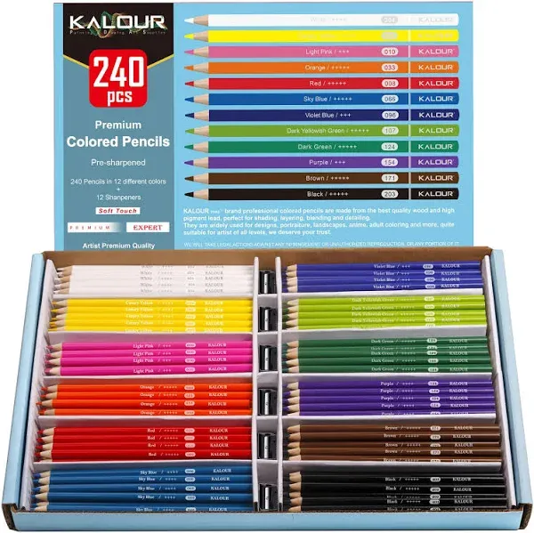 KALOUR Premium Colored Pencils