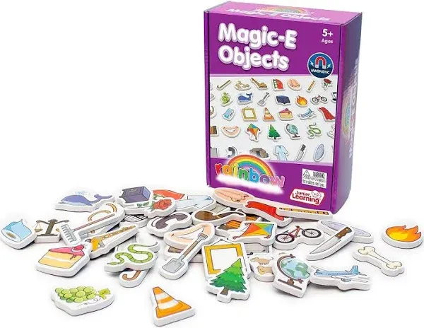 Junior Learning Magic-E Objects Educational Set - Interactive Phonics Learning