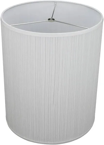 FenchelShades.com 14" Top Diameter x 14" Bottom Diameter 17" Height Cylinder Drum Lampshade USA Made