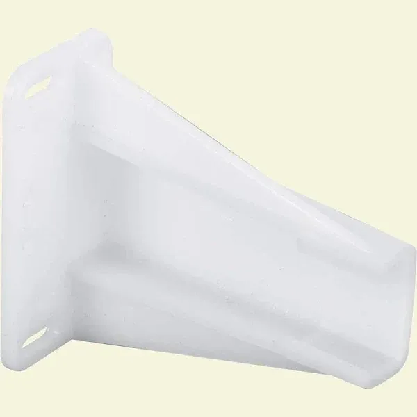 FHC R7240 Drawer Side Track Brackets - White Nylon (1 Pair)