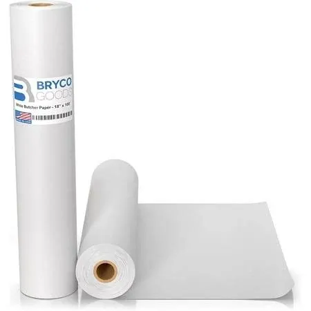 Bryco Goods White Kraft Butcher Paper Roll