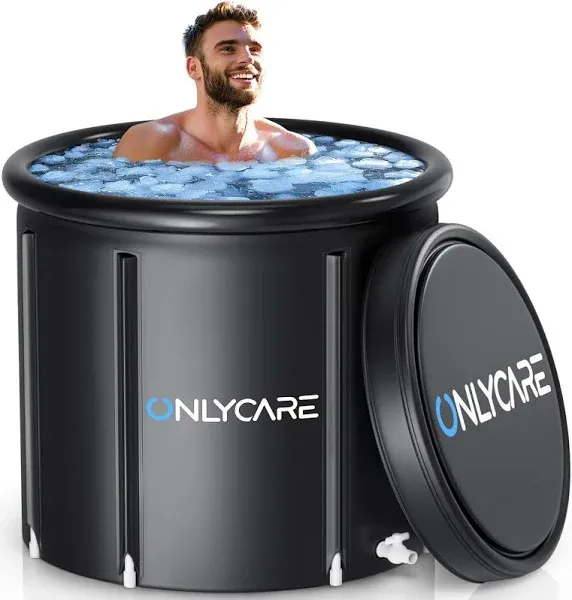 ONLYCARE Ice Bath Tub for Athletes - Upgrade 116 Gal Cold Plunge Tub with Cover 