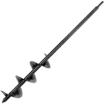 VEVOR Auger Drill Bit for Planting, 3 x 24 inch Garden Auger Drill Bit, Spiral Drill Bit for Bulbs Planting & Holes Digging, 3/8" Hex Drive Drill  | VEVOR US