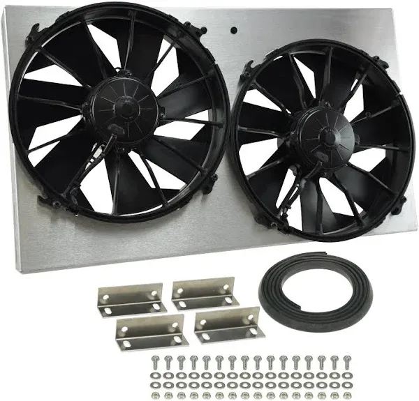 Derale 16825 High-Output Dual Fan Assembly