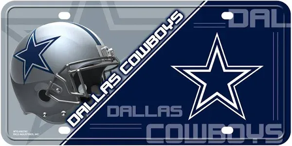 Dallas Cowboys License Plate