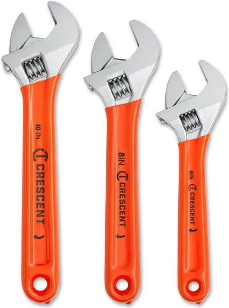 Crescent Adjustable Cushion Grip Wrench Set AC26810CV