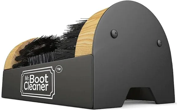 Boot Brush Cleaner Floor Mount Scraper