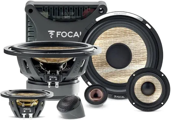 Focal PS 165 F3E 6-1/2" Expert Flax Evo 3-Way Component Speakers