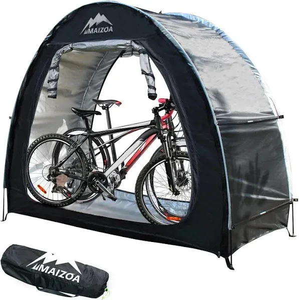 MAIZOA Outdoor Bike Covers Storage Shed Tent,210D Oxford Thick Waterproof Fabric,Outdoor aluminum alloy bracket bicycle Storage Shed