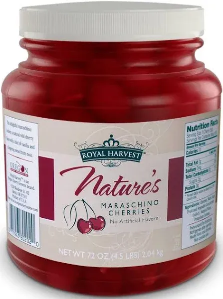 Royal Harvest Nature's Maraschino Cherries with Stems