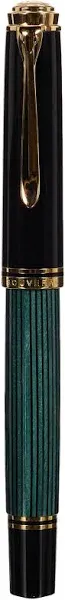 Pelikan Fountain Pen Souveran M800 Black Gold trim Nib EF / F / M NEW