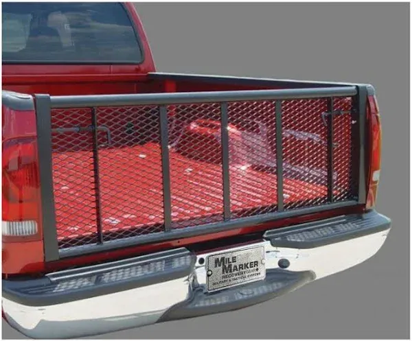 Go Industries Straight Air Flow Tailgate; Black (97-03 F-150 Styleside Regular Cab, SuperCab)