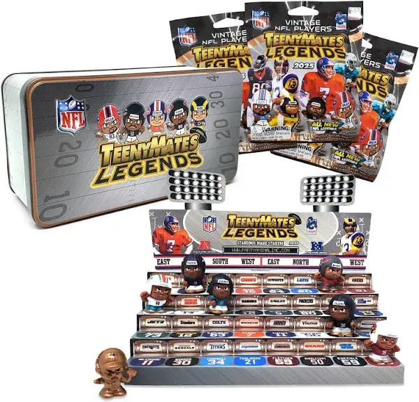 TeenyMates NFL Collector Tin Set