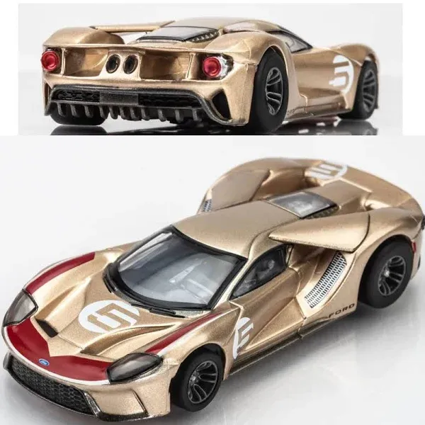 AFX HO 2022 Ford GT Heritage 5 Slot Car Gold