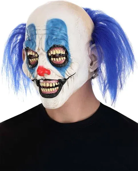 Fun Costumes Kid's Scary Clown Halloween Mask - Scary Full Head Killer Clown Mask - Officially Licensed Immortal Masks