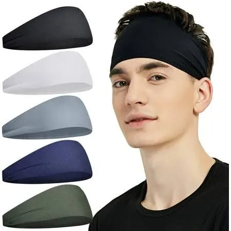 Pil Amor Men's Moisture Wicking Sports Headbands