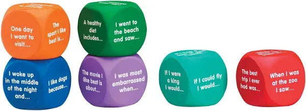 Writing Prompt Cubes, Set of 6