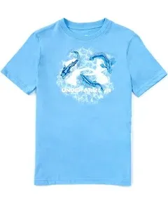 Boys Under Armour Big 8-20 Short Sleeve Multi Fish Icon Graphic T-Shirt