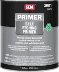 SEM 39671 VOC Black Self Etching Primer - 1 Gallon