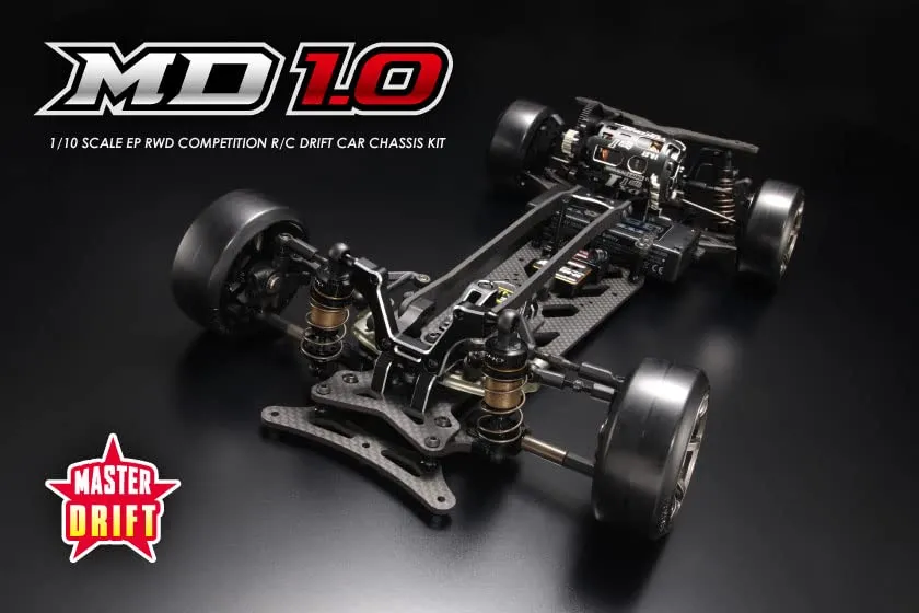 Yokomo 1/10 RC Master Drift MD1.0 RWD Competition Drift Car Chassis Kit #MDR-010