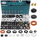 233 Pcs Plumbing Faucet Washers Assortment Kit Assorted Spigot Water Hose Bib