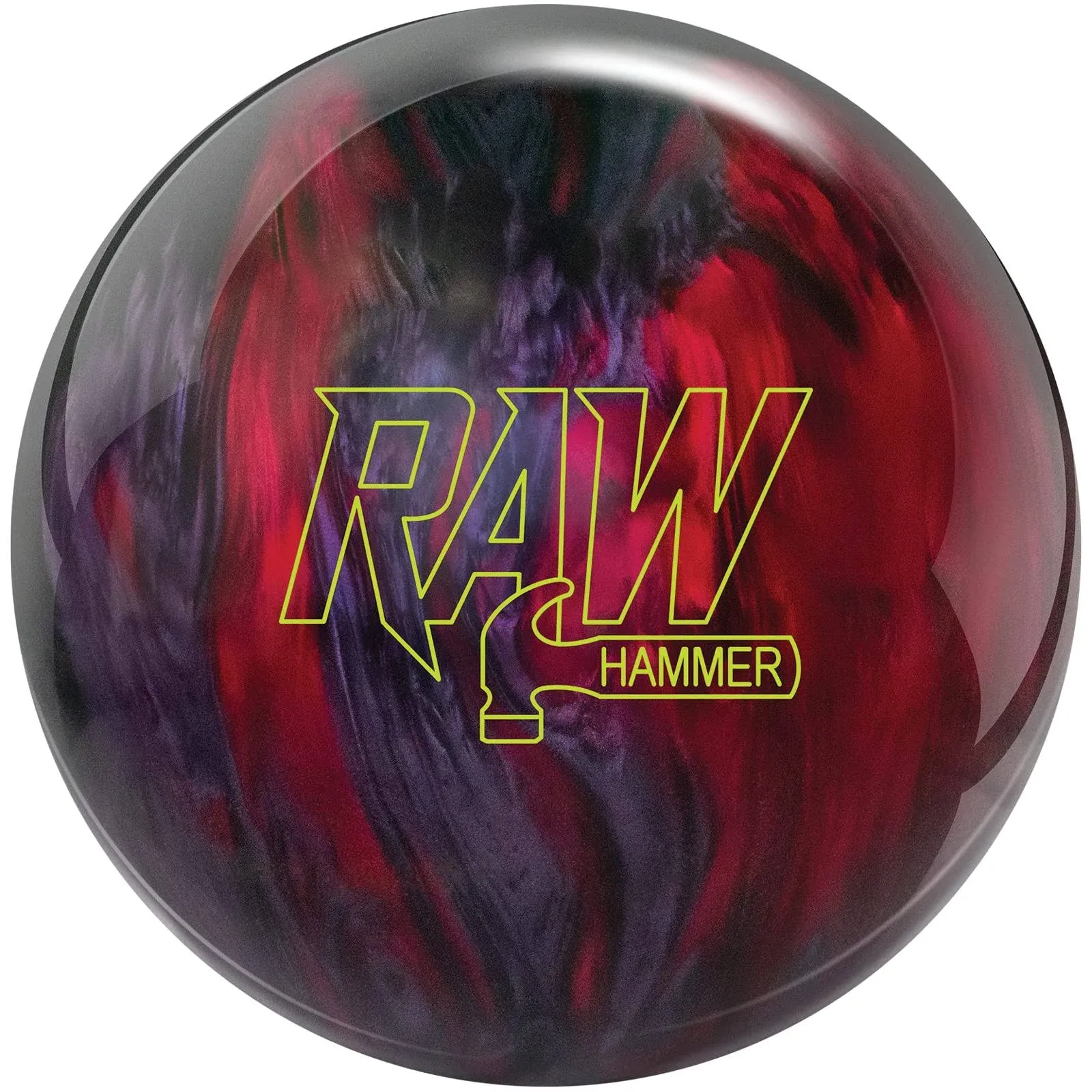 Hammer Raw Hammer Hybrid Bowling Ball - Red/Smoke/Black