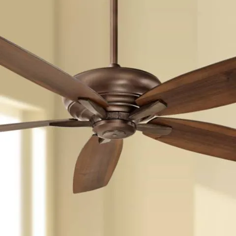 60" Minka Aire Kola Dark Brushed Bronze Ceiling Fan with Remote