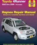 Haynes Toyota 4Runner, '03-'09