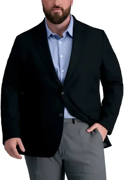 Big & Tall Haggar Men's The Active Series Stretch Gabardine Blazer