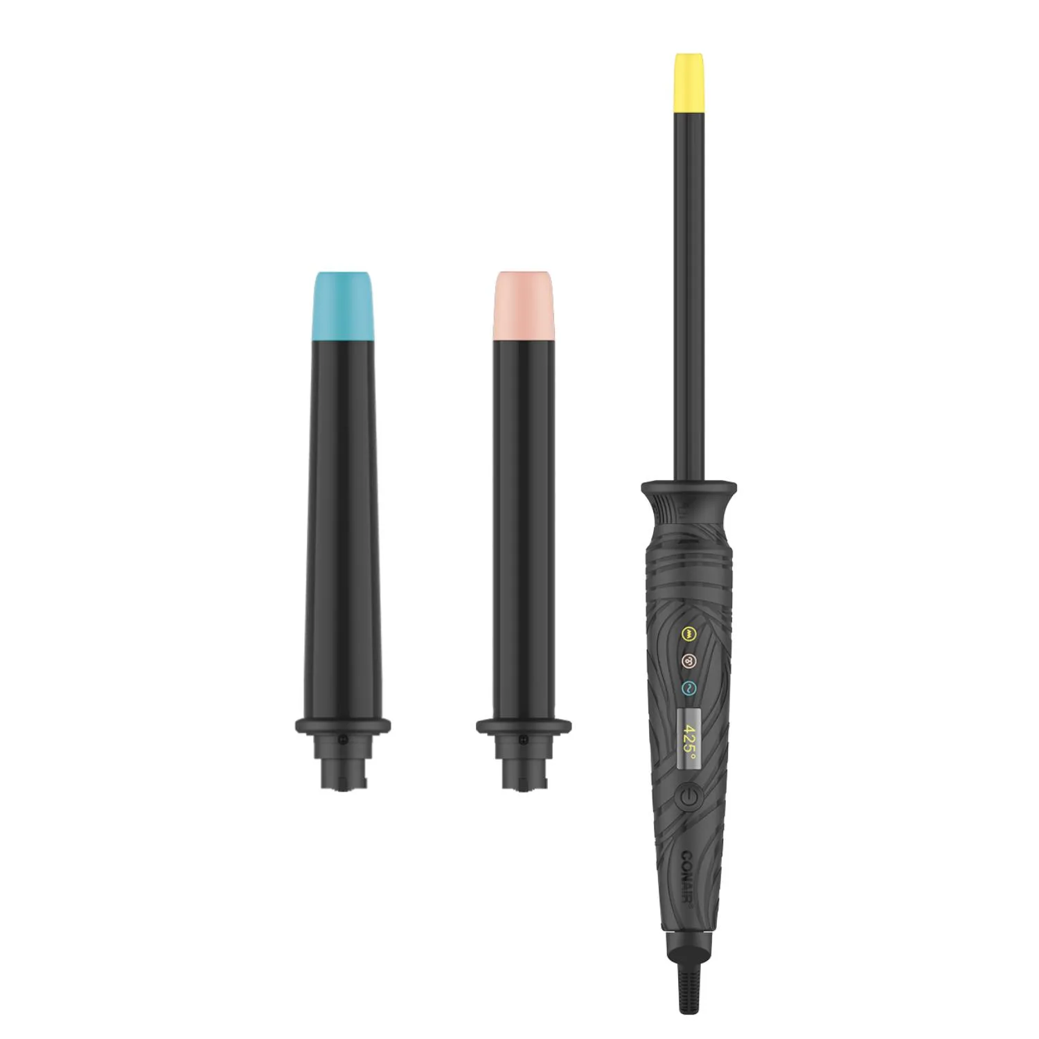 The Curl Collective 3-in-1 Ceramic Curling Wand, .5 IN to 1.25 IN