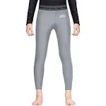 Kids' Plain Gray Compression Boxing Spat Pants