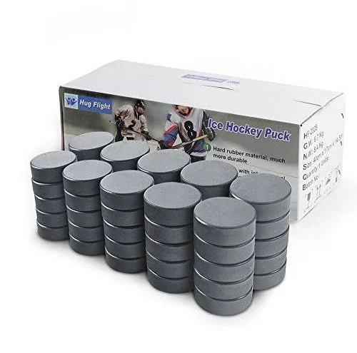 Hockey Pucks Bulk 50 Hockey Pucks per Case Official New