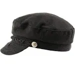 Epoch Hats Men's Greek Fisherman Sailor Fiddler Winter Wool Driver Hat Flat Cap